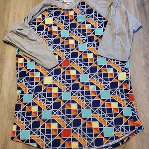 Lularoe shirt 3/4 sleeves